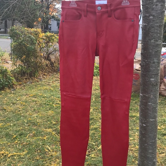 Current Elliott Stiletto Leather Pant